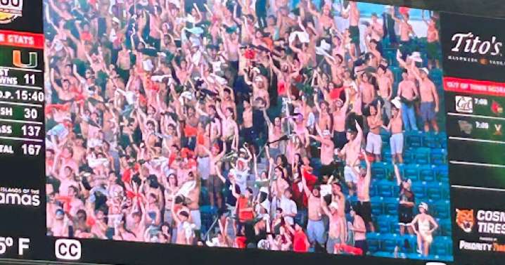 University of Miami football: From a dream to a shirtless mob