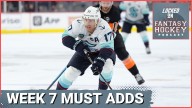 8 MUST ADD Fantasy Hockey Players For Week 7 Matchups | Jaden Schwartz 