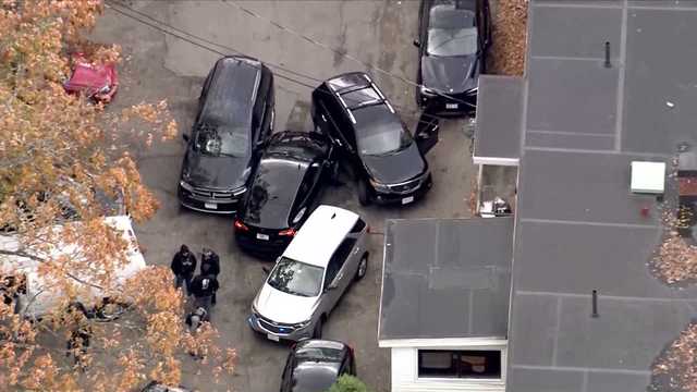 'Violent fugitive' trying to flee arrest rams 5 police cruisers