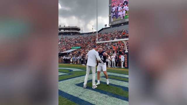 Auburn honors Brian Battie on senior day after recovery from shooting