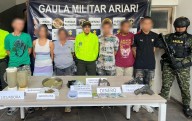 Ejército dio otro golpe al microtráfico en Granada, Meta: 8 capturados