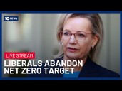 LIVE: Opposition Leader Sussan Ley Speaks Out After Liberals Dump 2050 Net Zero Target