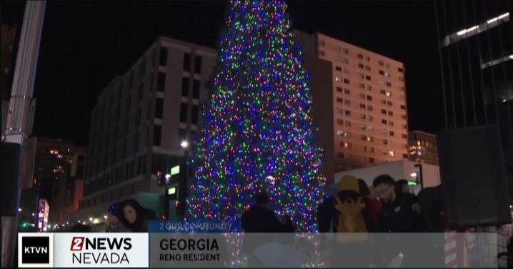 Annual Christmas Tree Lighting Festival at Reno City Plaza