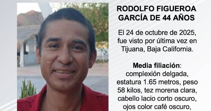 Se busca a Rodolfo Figueroa García de 44 años