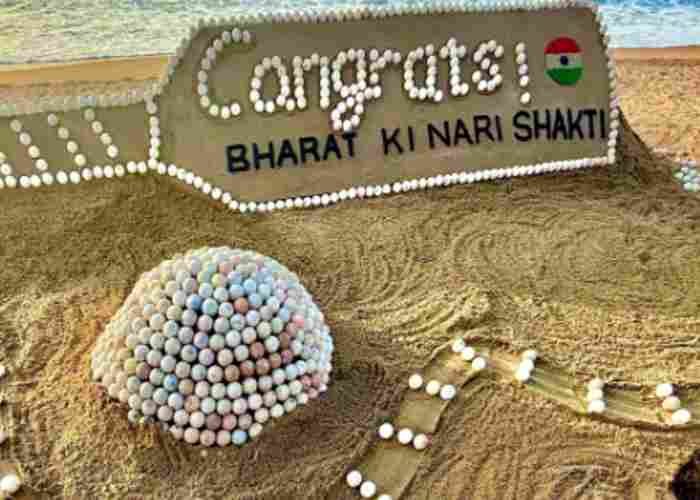 Sudarsan Pattnaik’s special sand sculpture celebrates maiden win of Indian women’s cricket team