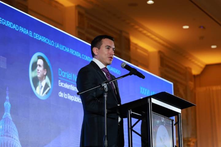 Daniel Noboa en su ponencia en el CEAL: ‘Ecuador dejó atrás la incertidumbre y busca consolidarse como país confiable’