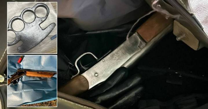 Shotgun, knuckleduster found after man arrested in Hume by ACT Policing