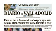 Portada de Diario de Valladolid del 10 de noviembre de 2025