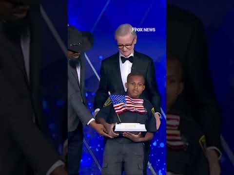 'A TRUE LEGEND': DJ Daniel receives the 'Young Patriot Award' #shorts #usa #us #foxnews #patriotism