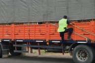 Camión que transportaba cítricos fue interceptado al evadir la barrera fitosanitaria en Concordia