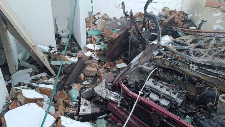 Explosión de un carro en el Meta, dejó una persona muerta y una vivienda destruida