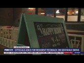 Arlington asks residents for feedback on sidewalk signs