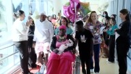 Smallest baby ever born at Memorial Healthcare gets celebratory farewell home