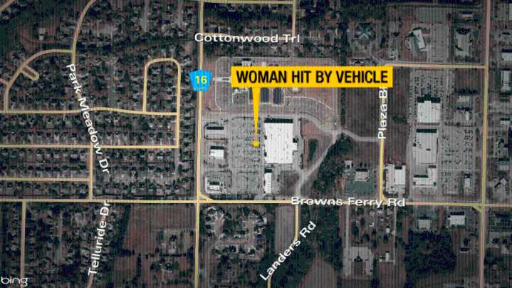 Woman taken to hospital after being hit by car in Kroger parking lot