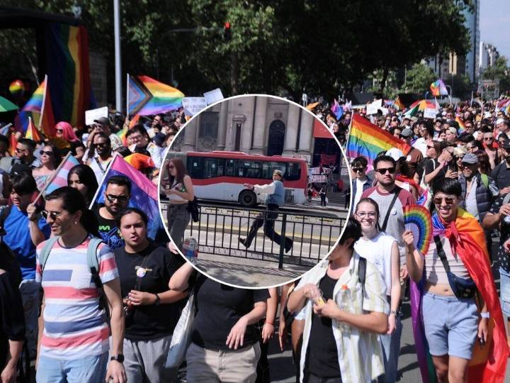 Marcha por la Igualdad termina con agresión al Movilh: una voluntaria fue alcanzada por una piedra