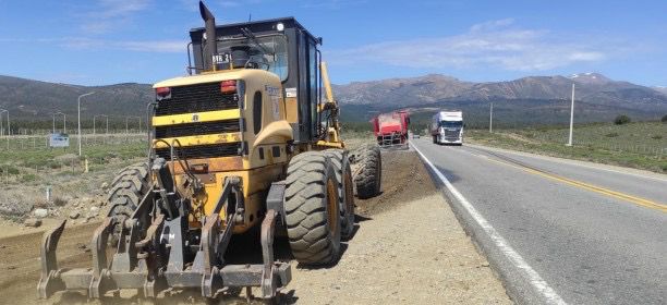 Vialidad Nacional trabaja sobre la Ruta 40 en Bariloche