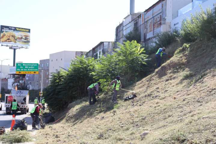 Recopila Municipio más de 190 mil kilos se basura durante el mes de octubre en vialidades del norte de la capital