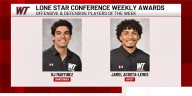West Texas A&M football defeats Kingsville 53-48, two players earn LSC awards