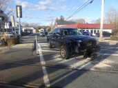 Driver escapes before MBTA train hits truck at Kingston crossing