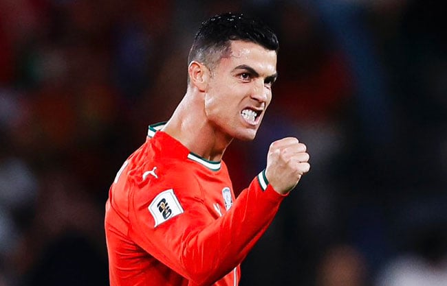 Cristiano Ronaldo sería el primer jugador en disputar 6 Mundiales tras pase de Portugal