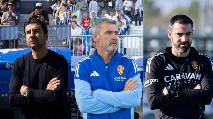 Tres entrenadores distintos en el banquillo en 28 días: el torbellino del Real Zaragoza