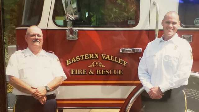Eastern Valley community honors late fire chief and son