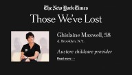 New York Times Accidentally Publishes Ghislaine Maxwell Obituary Ahead Of Schedule
