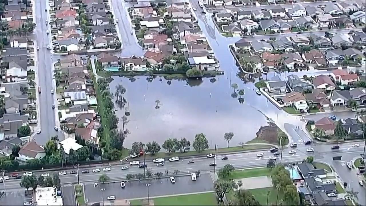 Third storm in a week drenches Southern California, floods coastal city