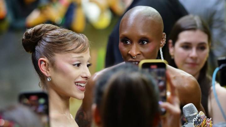 Cynthia Erivo protects Ariana Grande from fan at ‘Wicked: For Good' premiere