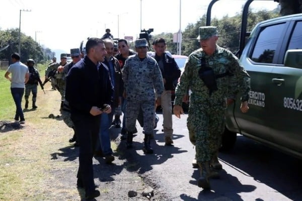 Recorre Gabinete de Seguridad calles de Uruapan