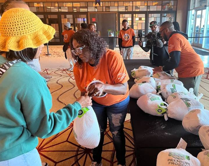 Portsmouth organized free holiday turkey drive at casino