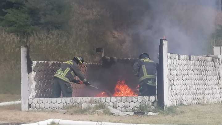 FGR Quema Más de 200 Kilos de Droga y 100 Objetos de Delito en Puebla