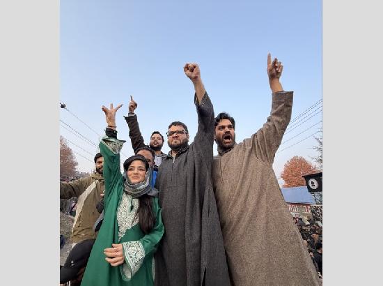 J-K: PDP Bhaderwah cancels victory celebration of Muntazir Mehdi, pays tribute to Nowgam blast victims Photo Source: X [ FULL VIEW ]