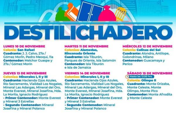 A sacar tiliches en estas siete colonias