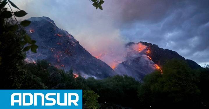 Incendio en Epuyén: un foco originado por negligencia avanza con fuerza y ya afectó 60 hectáreas