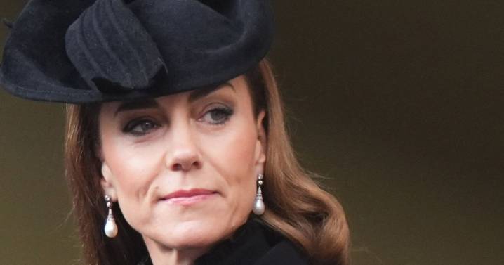 Sombre Kate Middleton visibly emotional as she makes change to Remembrance Sunday tradition