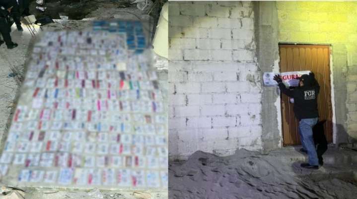 Asegura FGR más de 300 placas vehiculares falsas en cateo en Morelos