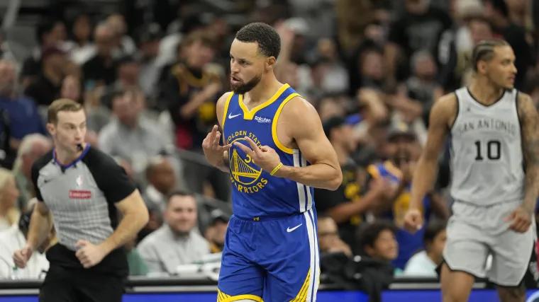 Warriors’ Steph Curry ties a Michael Jordan NBA record with 40