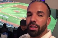 Drake Supports Hometown Blue Jays at Game 6 of the World Series