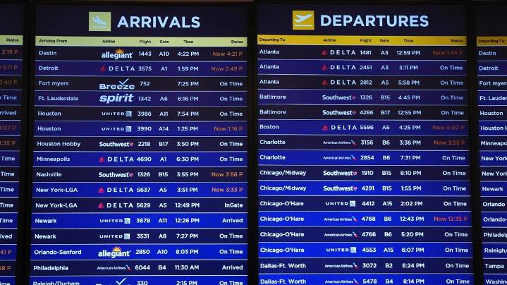 What happens if your flight is canceled?