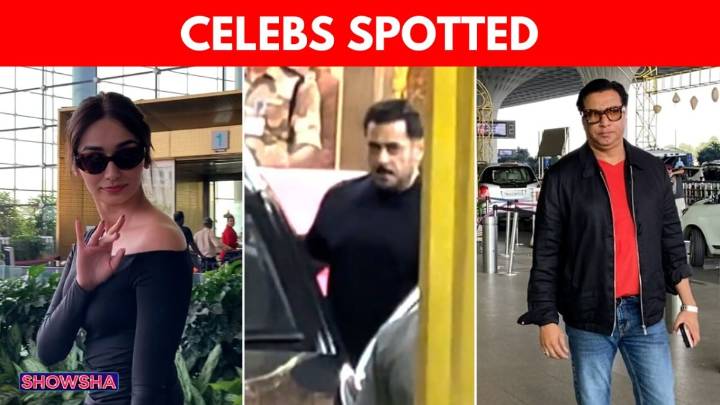 Salman Khan Waves To Paps In Style, Manushi Chhillar Flaunts Her Chic Airport Look