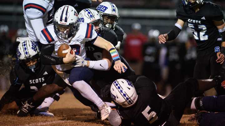 Check out the photos from the Terry Sanford at Scotland football game