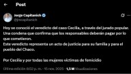 Jorge Capitanich fijó su postura tras el veredicto del caso Cecilia Strzyzowski