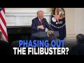 Trump Gathers GOP Senators At White House To AGAIN Call For END Of Filibuster