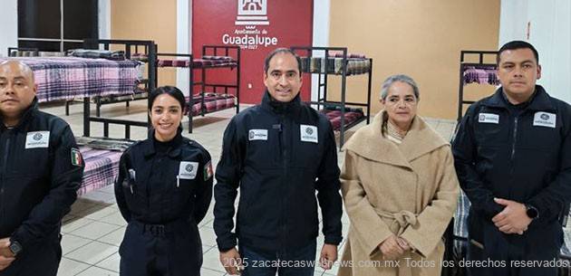 HABILITAN ALBERGUE EN GUADALUPE