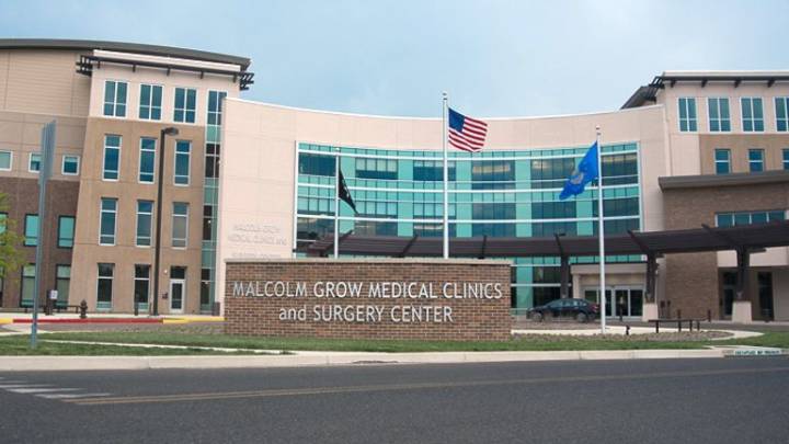 Several people at Air Force One base fall ill after 'suspicious package' opened