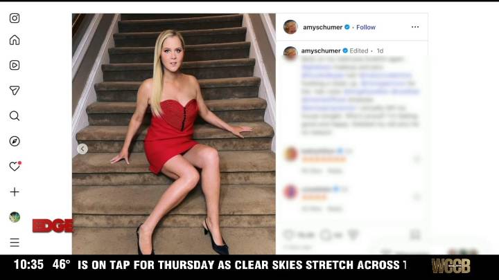 The Edge: Amy Schumer scrubs her IG page