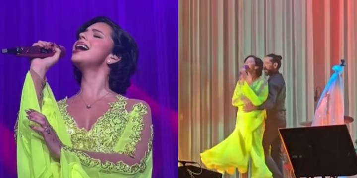 Baile de Ángela Aguilar en su gira es comparado por internautas con el show de Cazzu