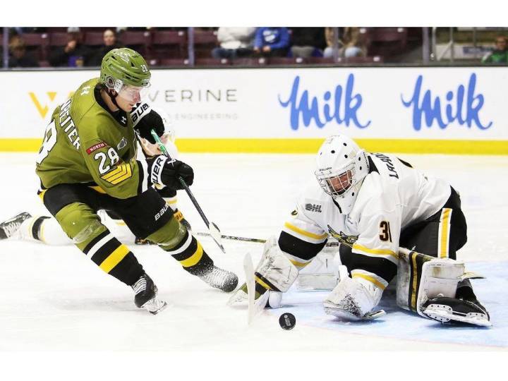 Sarnia Sting's Alessandro Di Iorio plays OT hero in season debut