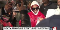 Sexyy Red helps with turkey giveaway in North County